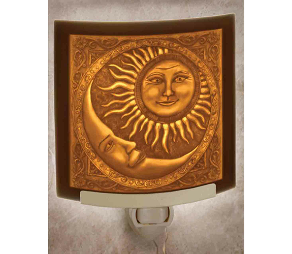 Porcelain Nightlights - Sun and Moon